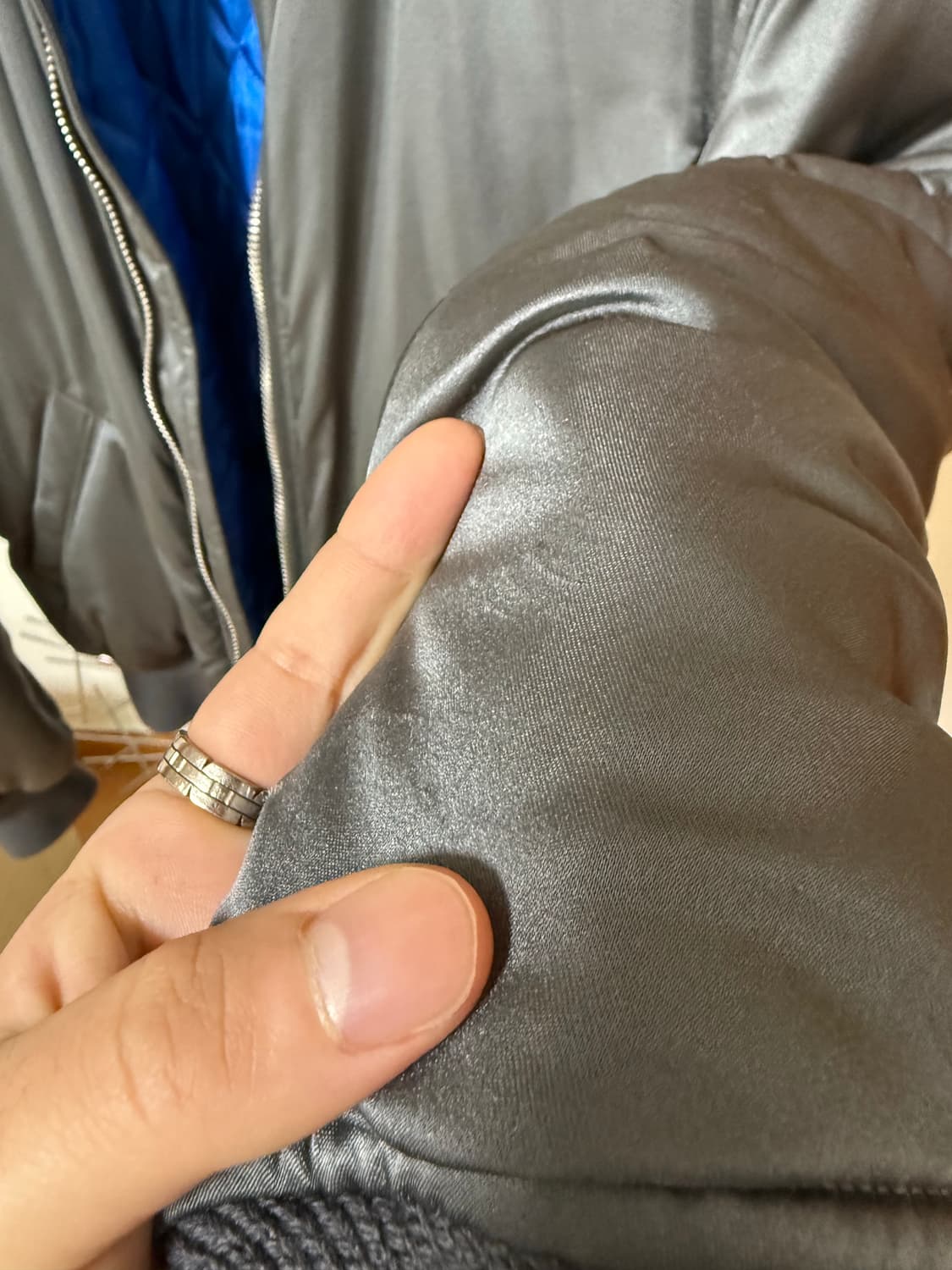 실크 사틴 봄버 상품이미지7