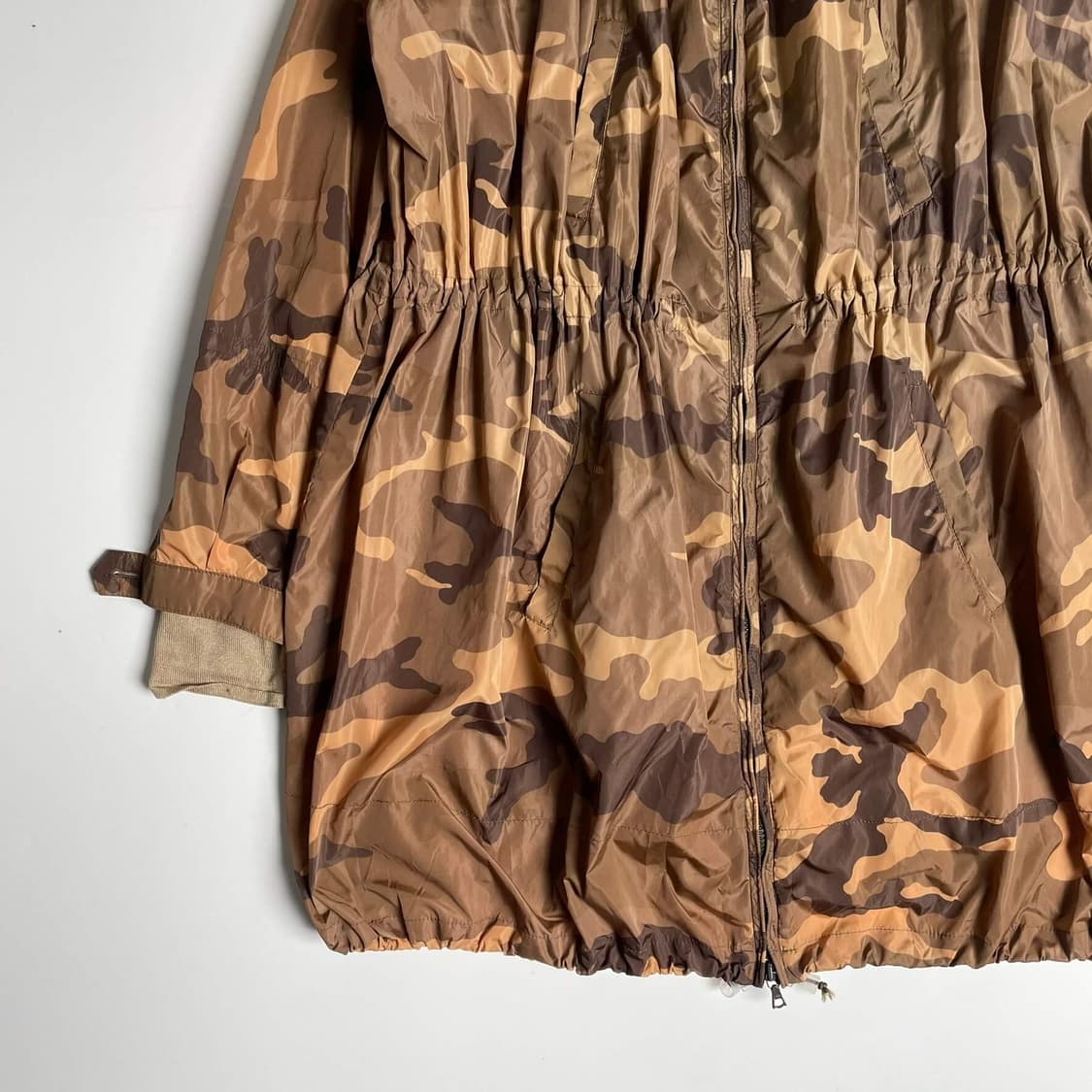 Ruzzo 셔링 밀리터리 나일론 코트 (italy)   상품이미지4