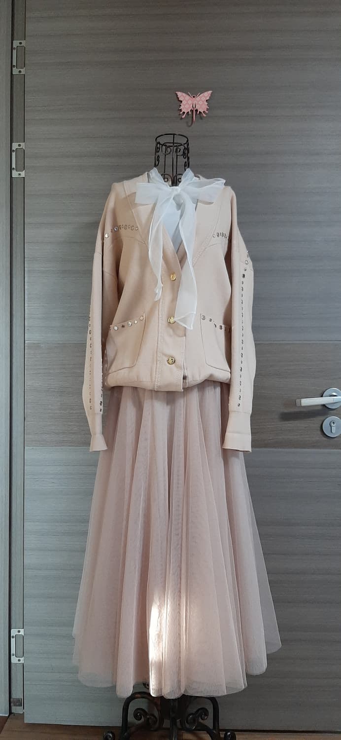 산드로 금장버튼 가디건 상품이미지1