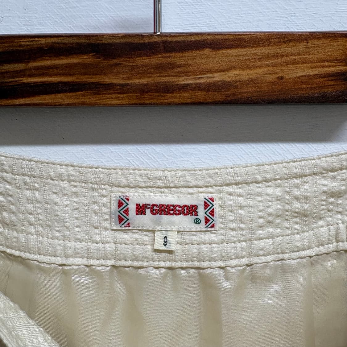 McGREGOR 맥그리거 엠보 아이보리 미디스커트 JPN 상품이미지2