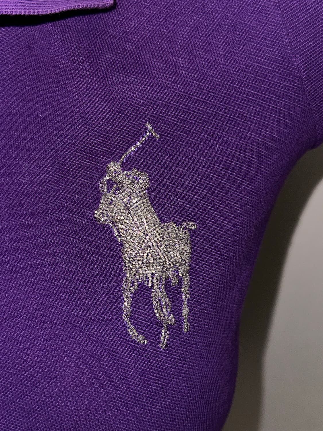 폴로 빅포니 스팽글 비즈 카라티 상품이미지4