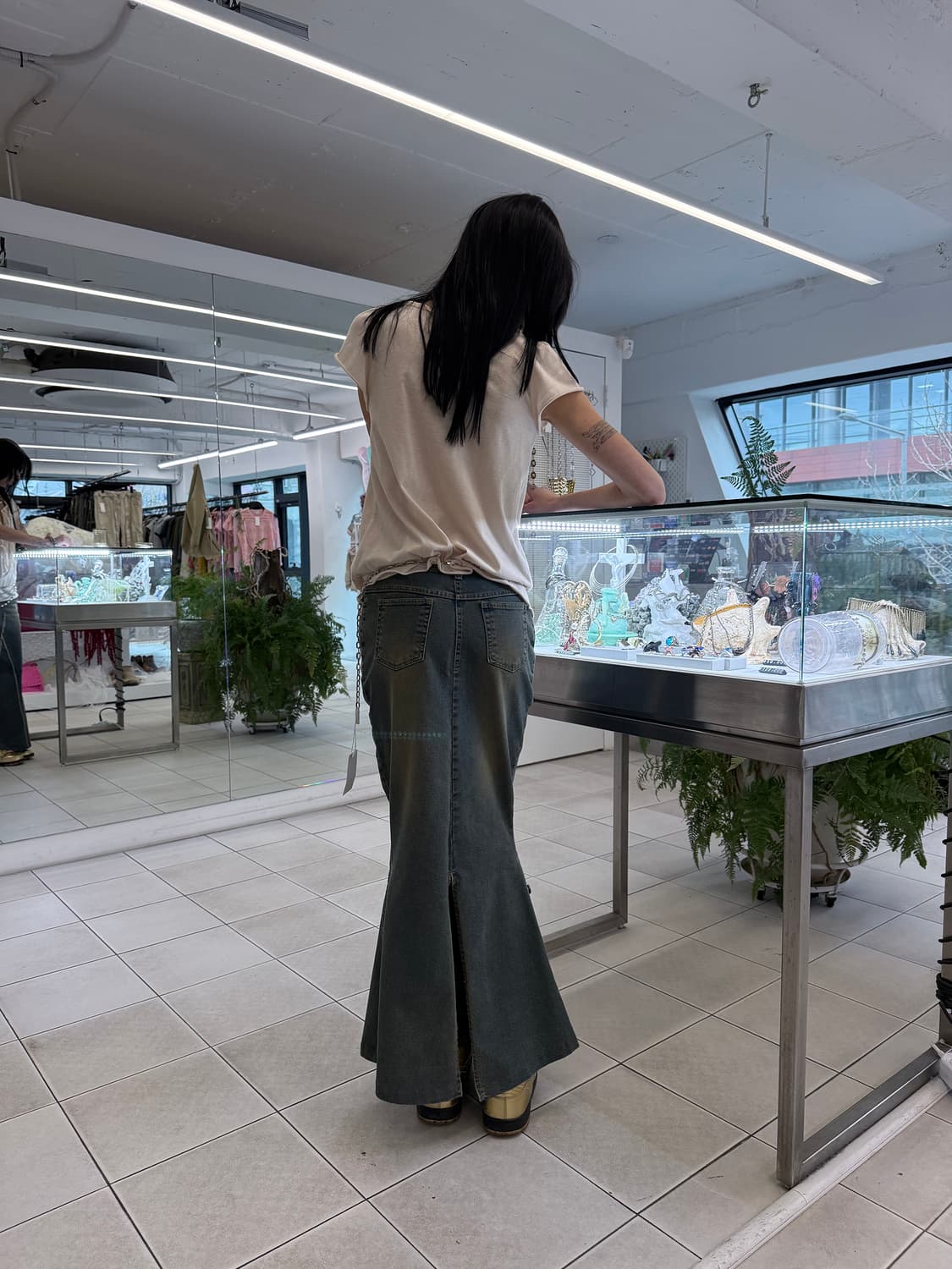 mermaid denim skirt 상품이미지4