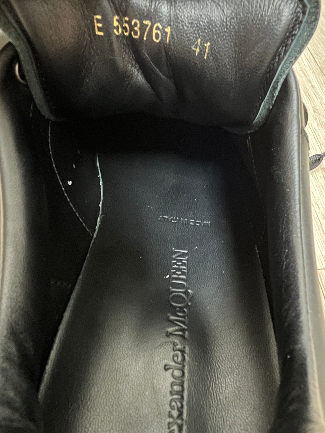 알렉산더맥퀸 오버사이즈 스니커즈 블랙  상품이미지7