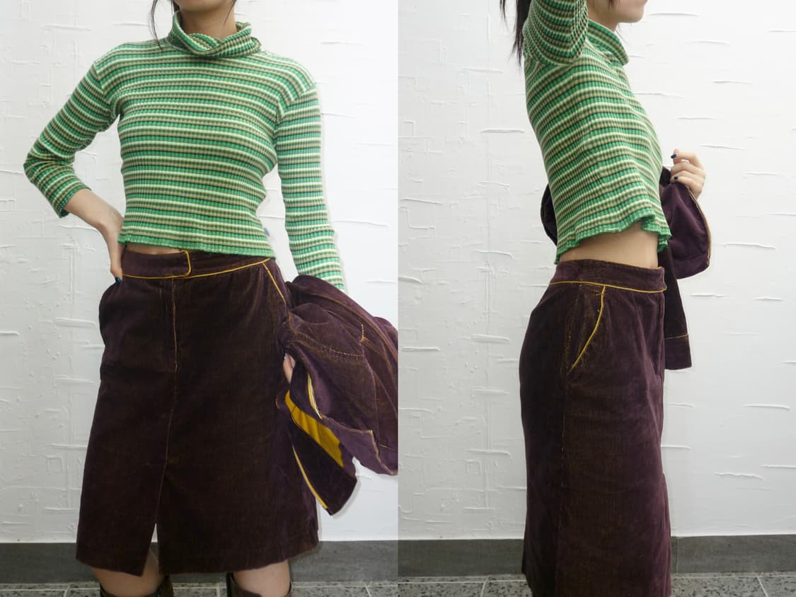 green cropped turtleneck 상품이미지1