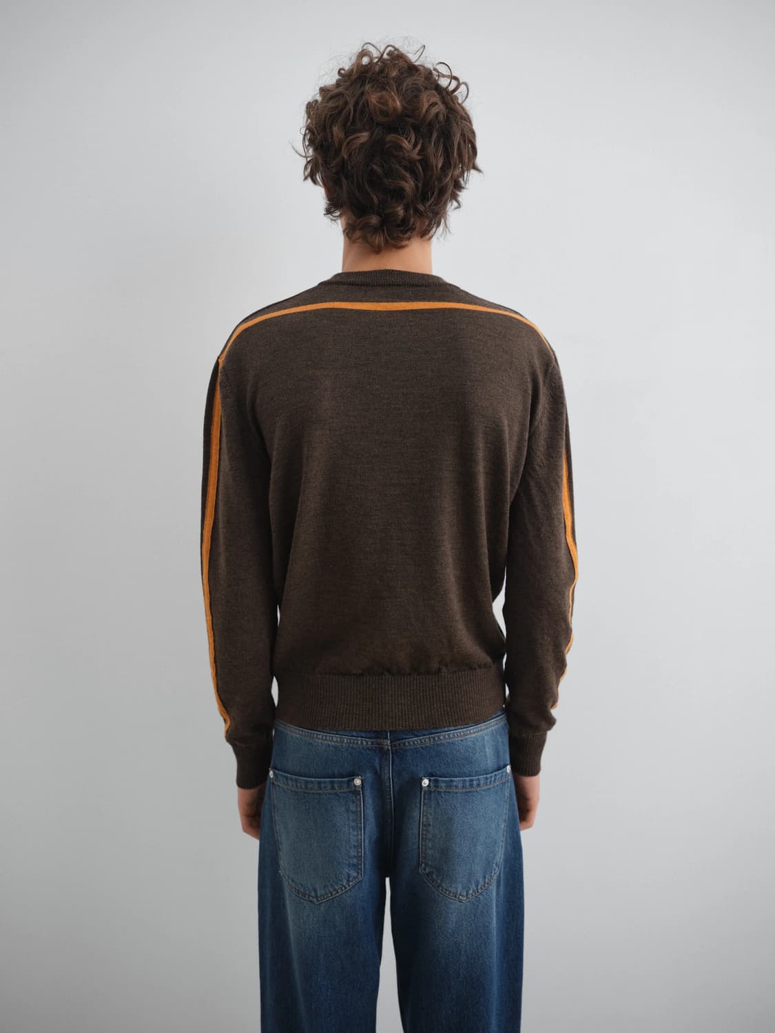 (L) 기마구아스 Sports jumper 니트 브라운 상품이미지4