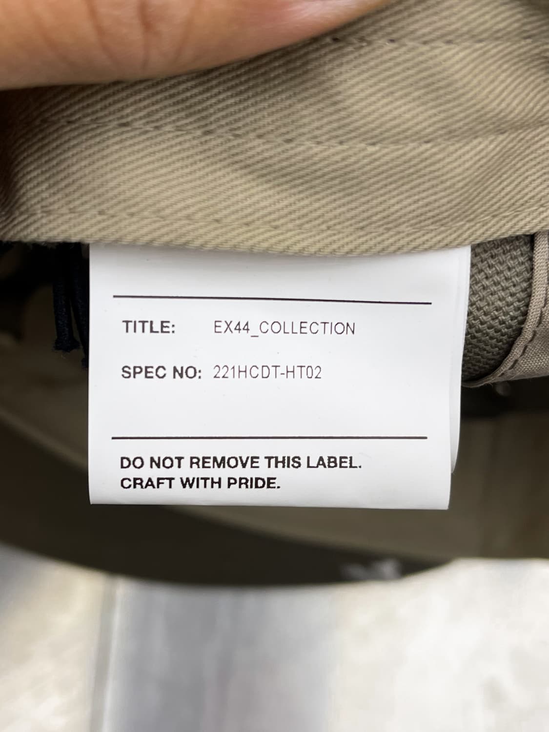 더블탭스 22ss T-5 02 옥스포드 캡 상품이미지6