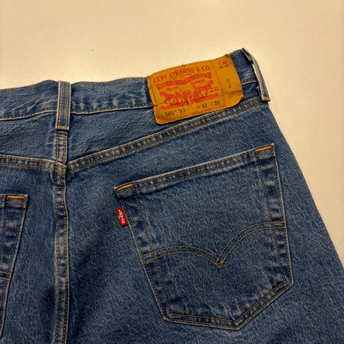 [32] 리바이스 501 93 청바지 데님 팬츠 C884 상품이미지3