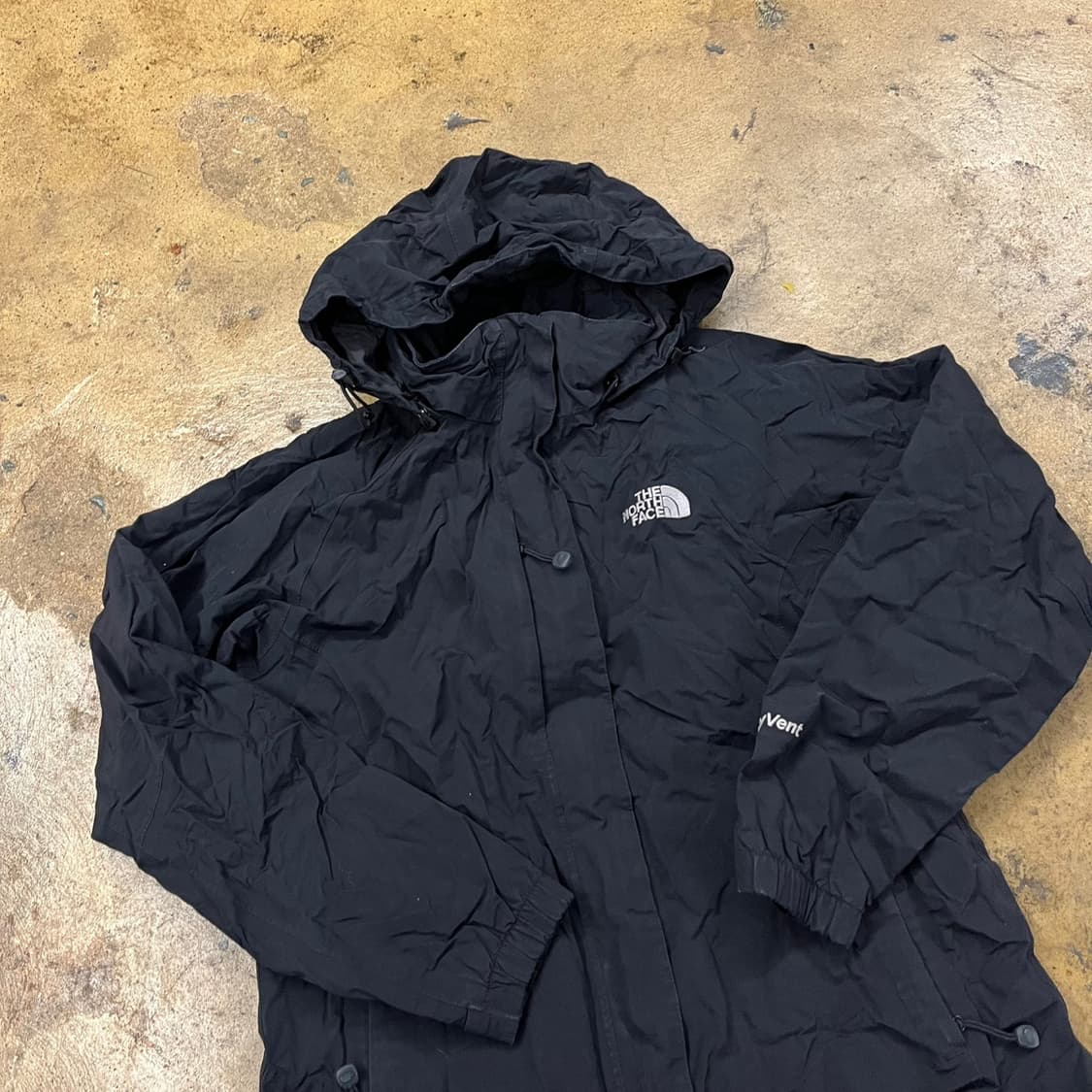 [정품/L] 노스페이스 블랙 바람막이 후드 자켓 b16 상품이미지1