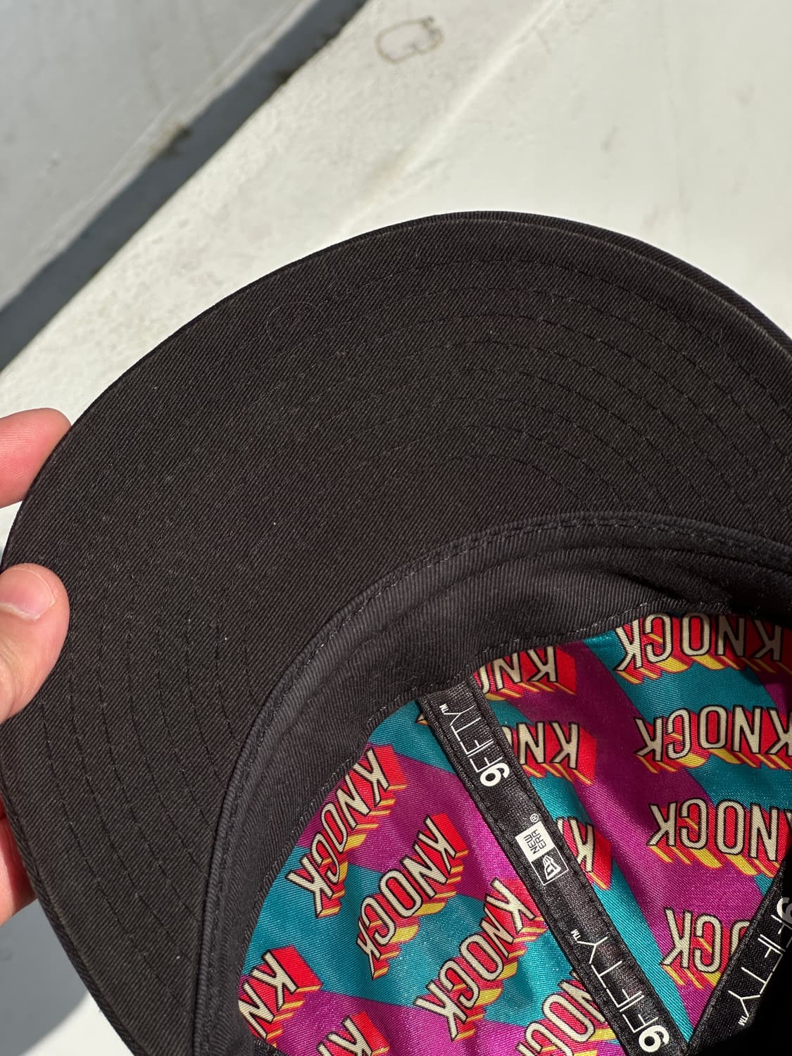 [S-M] 뉴에라 9FIFTY KNOCK 콜라보 스냅백 더허슬 상품이미지5