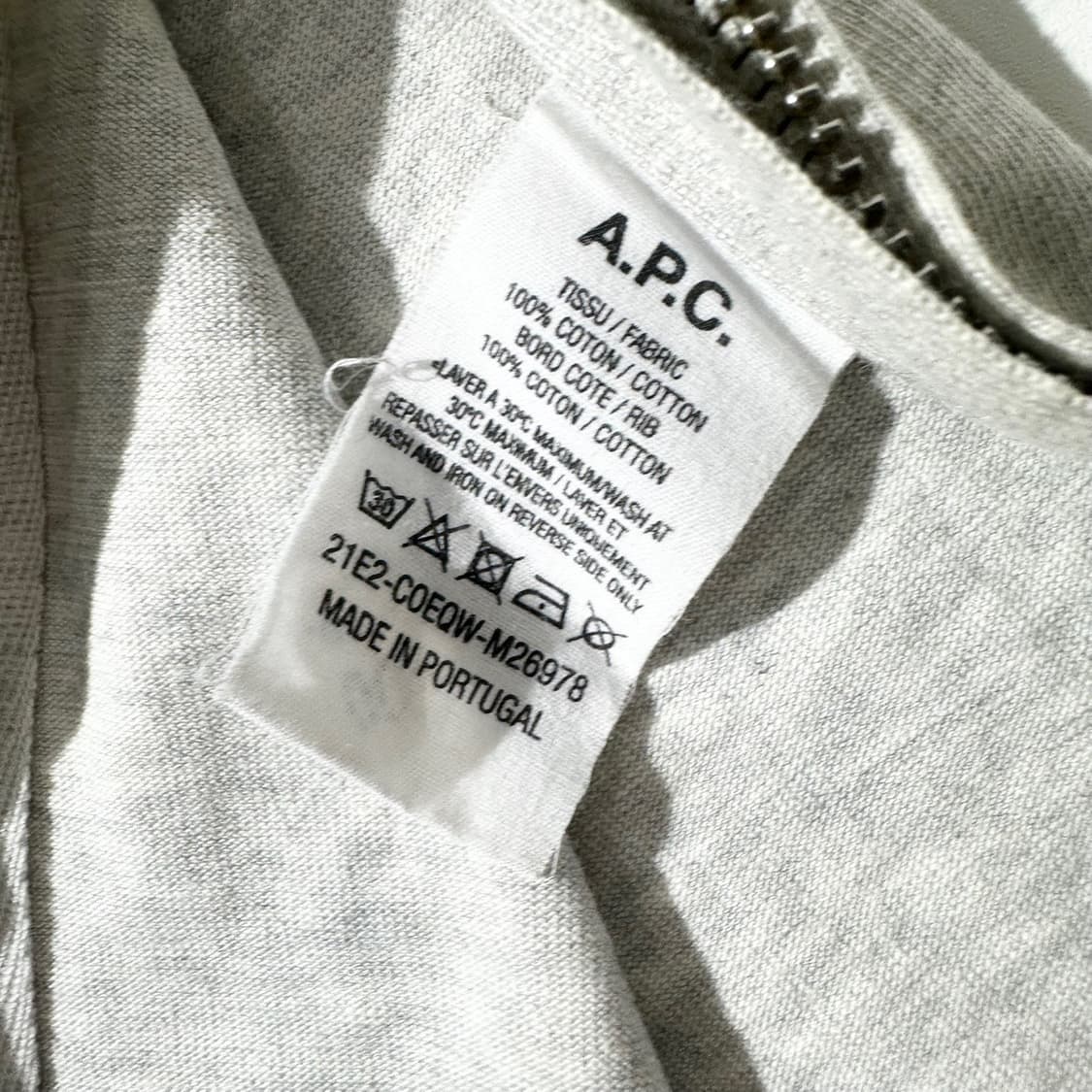 사카이 x 아페쎄 사이드 지퍼 반팔 티셔츠 상품이미지7