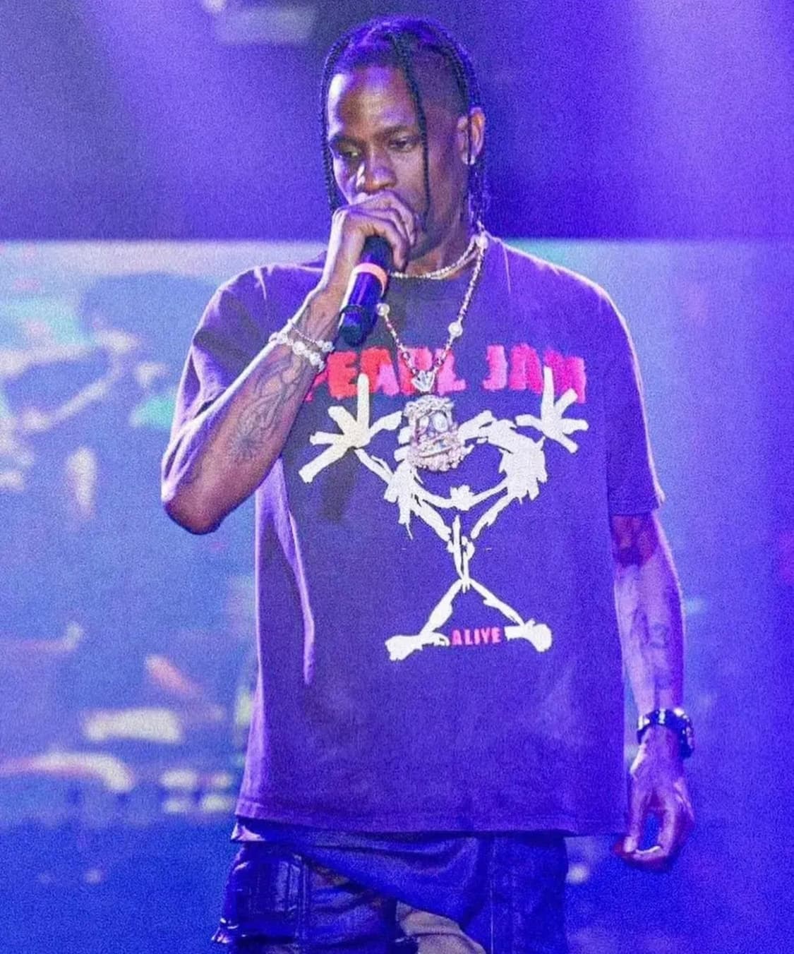 pearl jam yield tour 1998 빈티지 밴드티 XL 상품이미지4