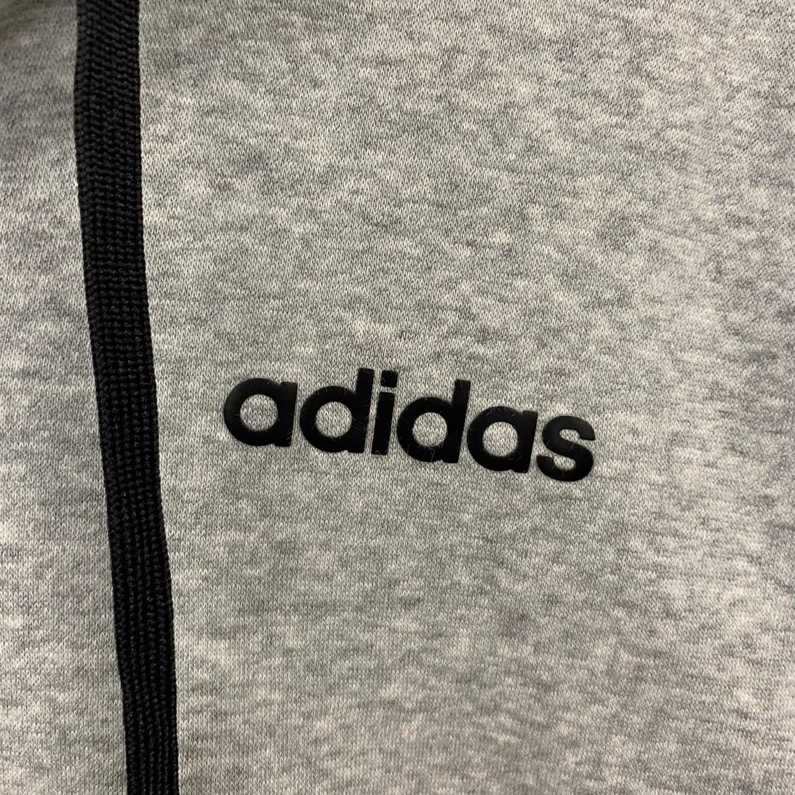 아디다스 사이드라인 그레이 후드집업 상품이미지4