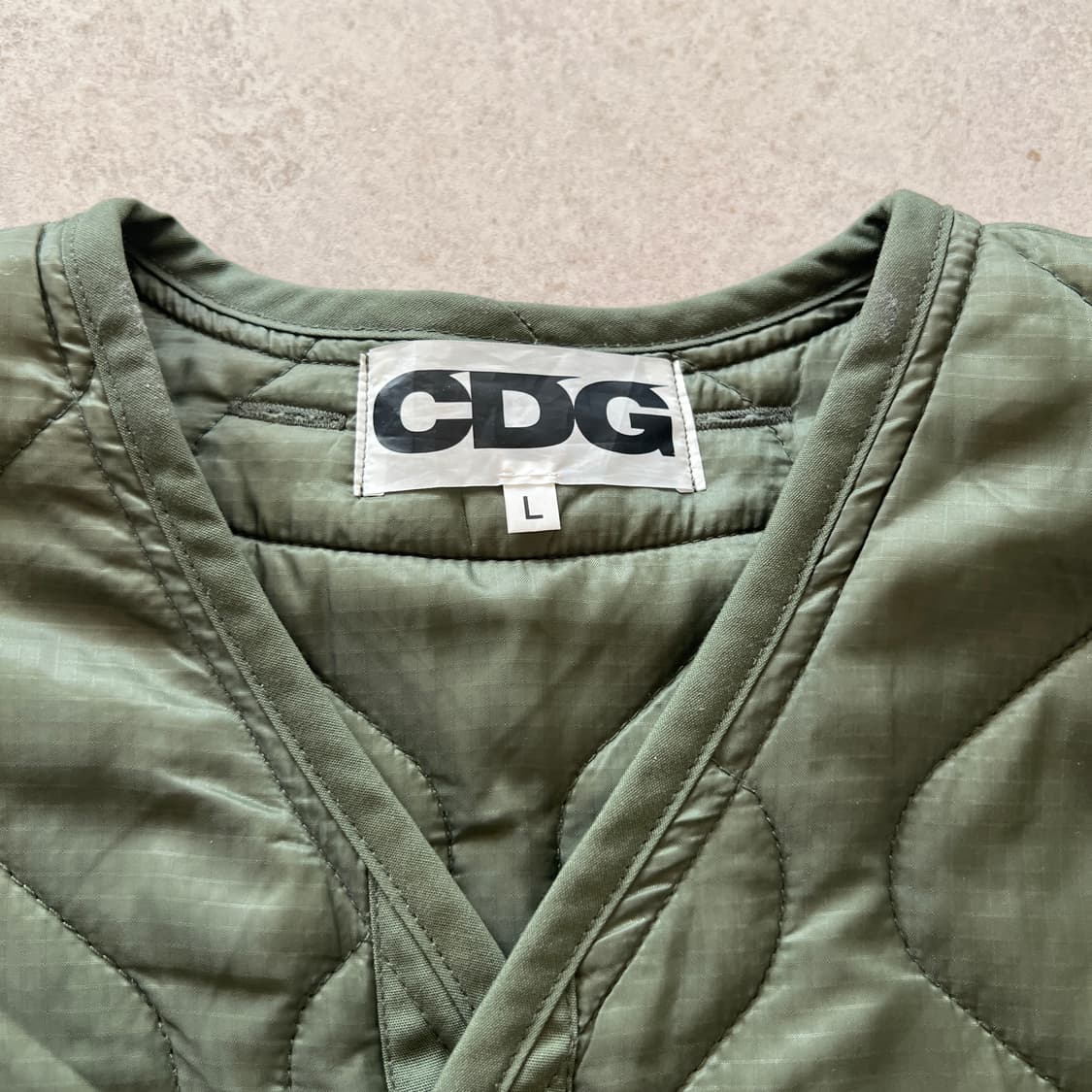 빈티지 00s CDG Alpha Industries 퀼팅 라이너 자켓 상품이미지7