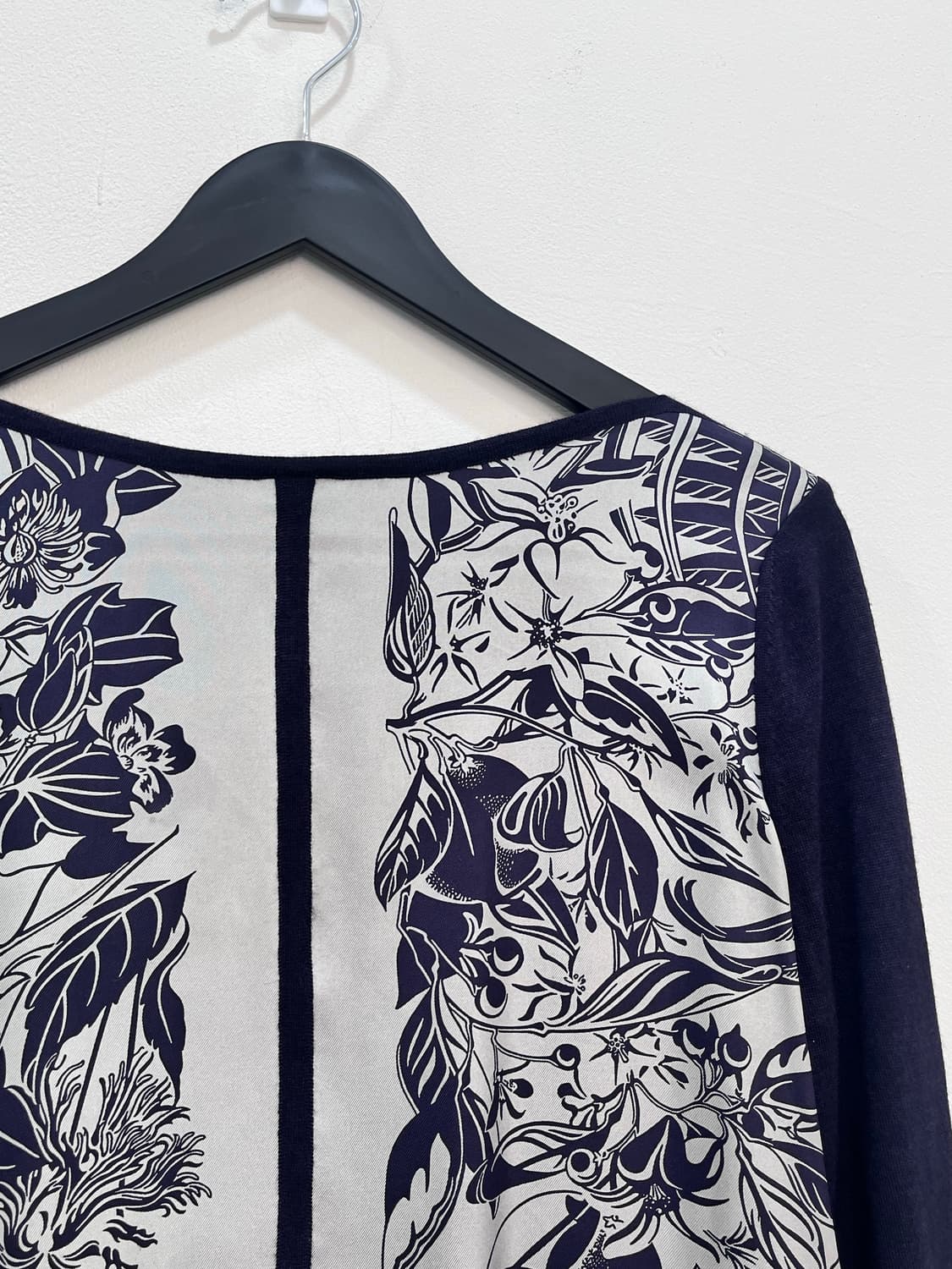 에르메스 실크 캐시미어 니트 여성 38 M 네이비 상품이미지2