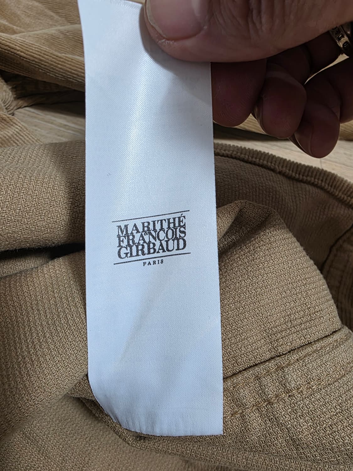 마리떼 서클로고 코듀로이 셔츠 상품이미지10