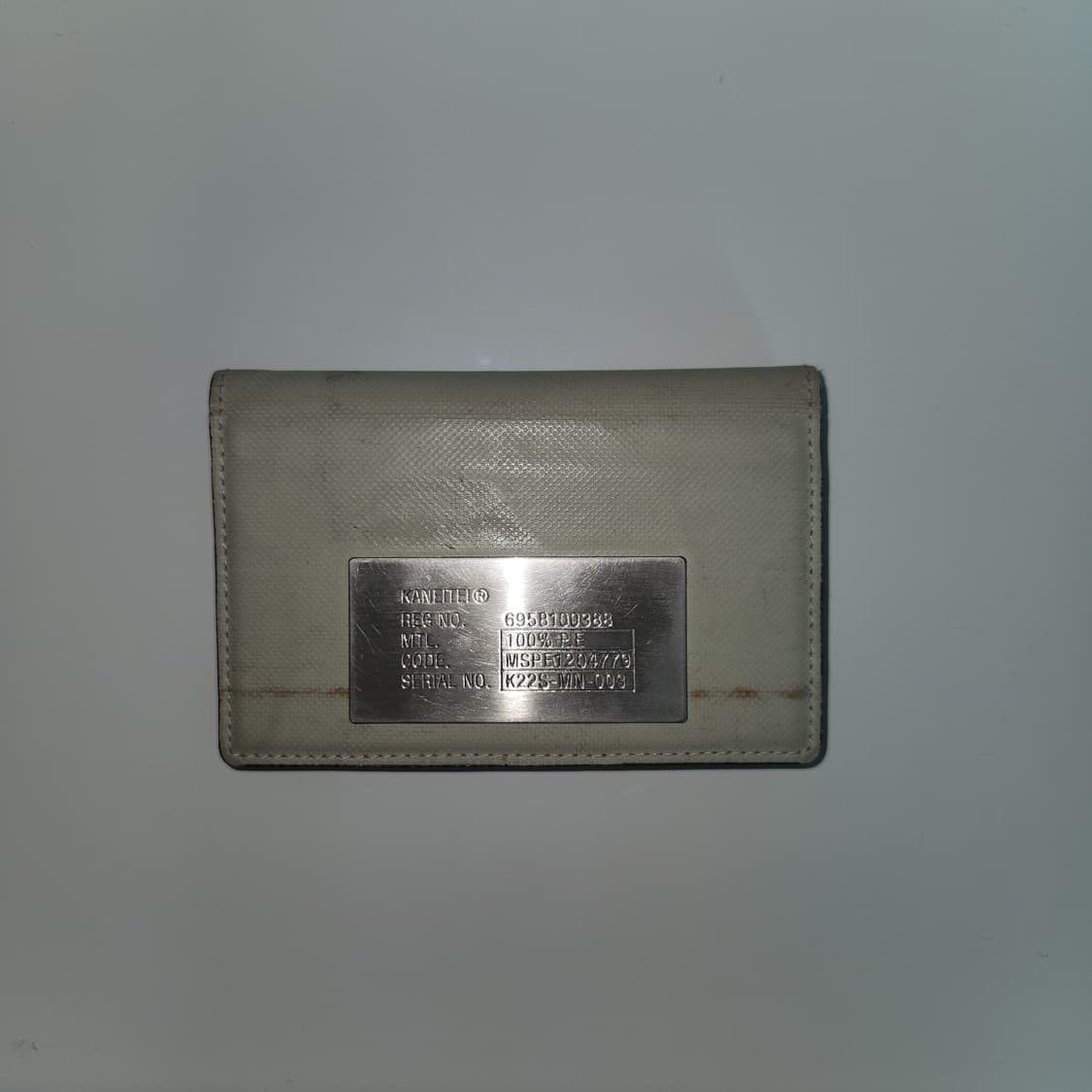 카네이테이 ECLIPSE CARD WALLET (ECRU) 상품이미지1