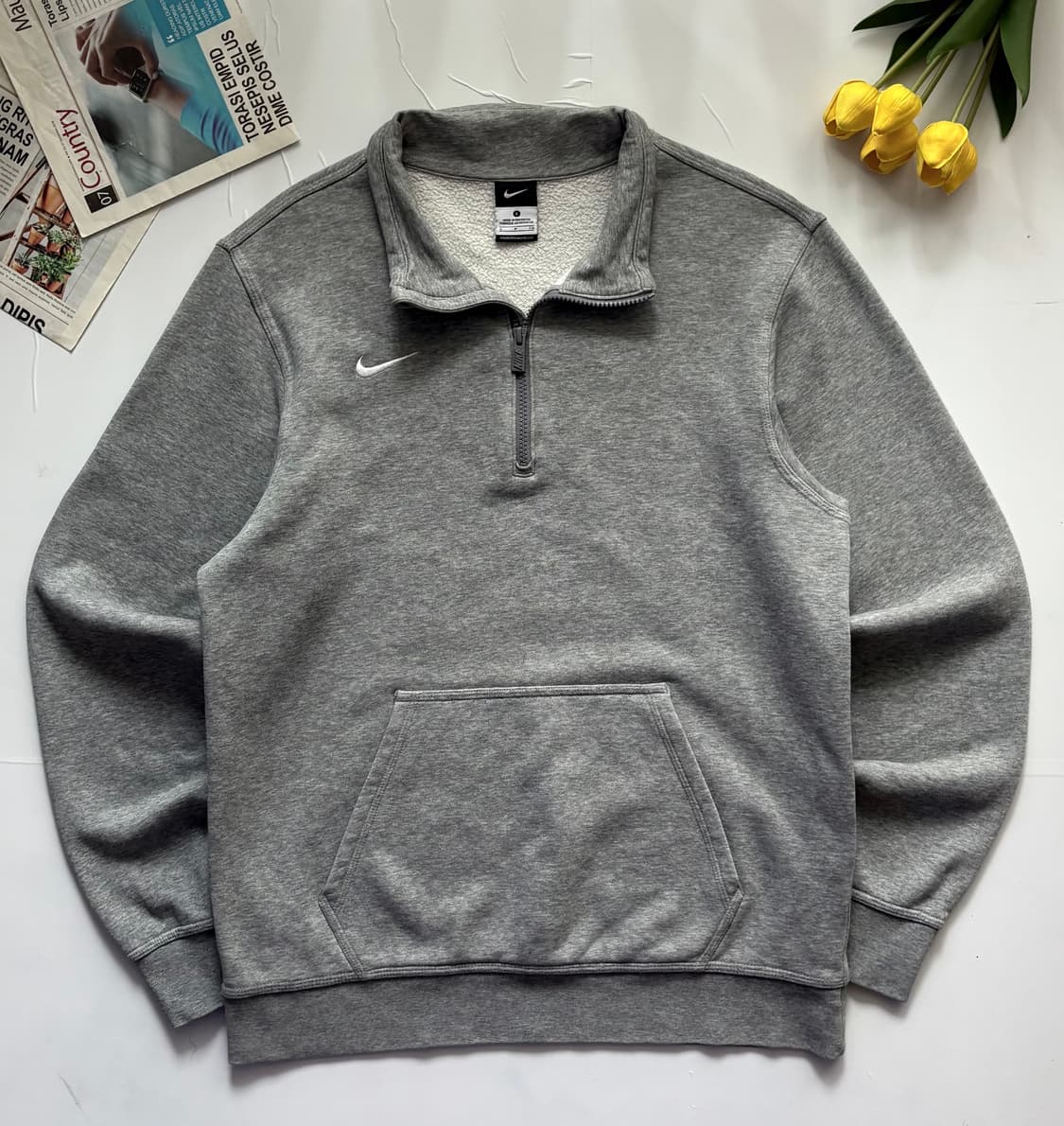 Nike 나이키 그레이 하프 집업 맨투맨  상품이미지2