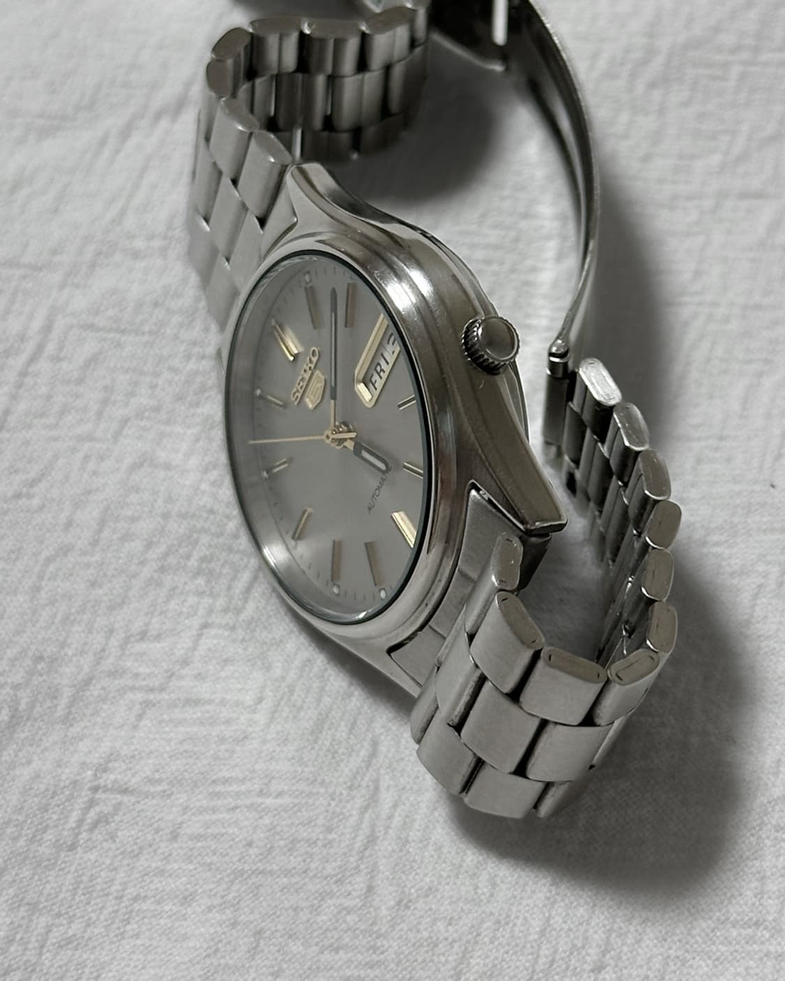 [희귀/민트급] 세이코5 오토매틱 실버 선버스트 빈티지 시계 (7S26- 상품이미지4