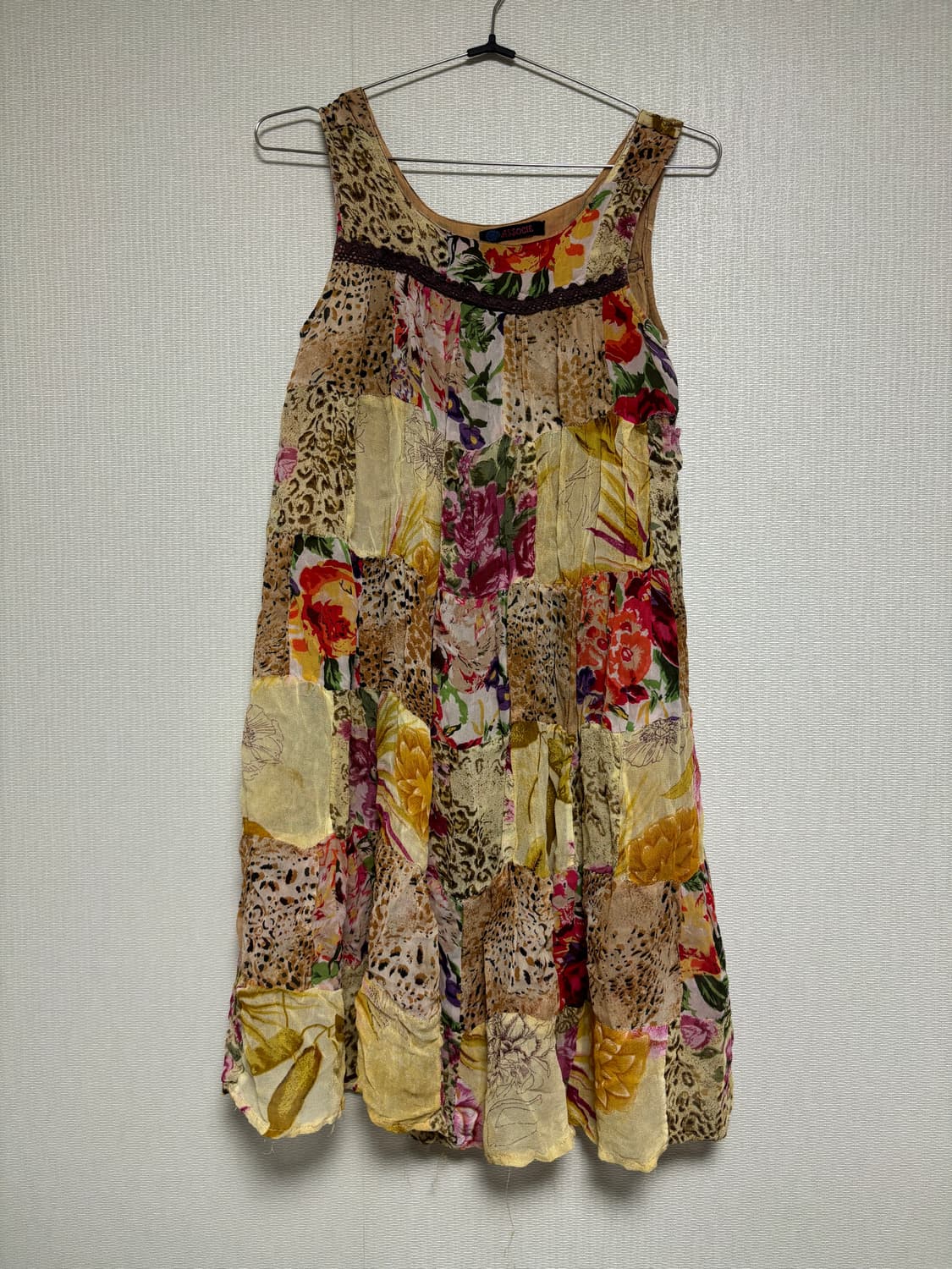 모리 플라워 패치워크 원피스 상품이미지4