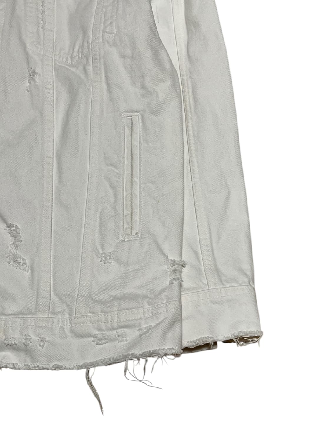 자라 데님 자켓 화이트 상품이미지4