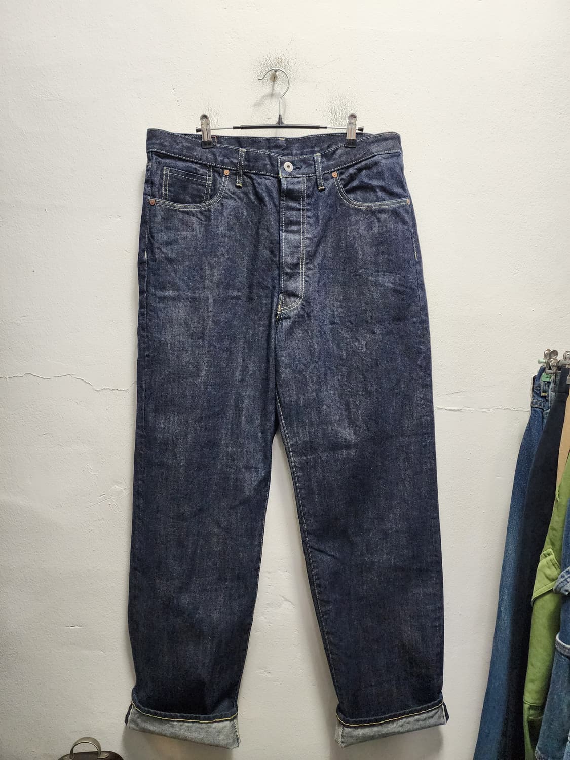 아웃스탠딩 셀비지 아메카지 청바지 상품이미지4