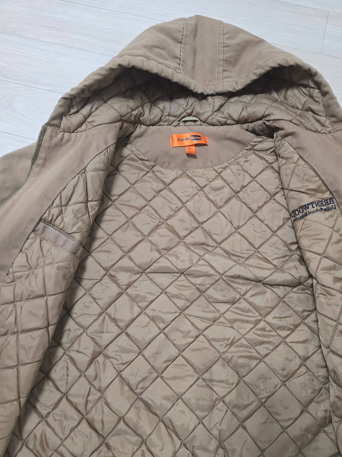 코너스톤 CornerStone 덕 캔버스 후디 액티브 자켓 XL 상품이미지4