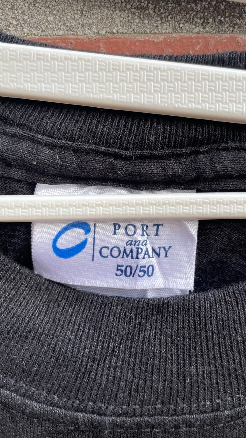 Port & Company 크레센트 라운지 블랙 반팔 상품이미지5