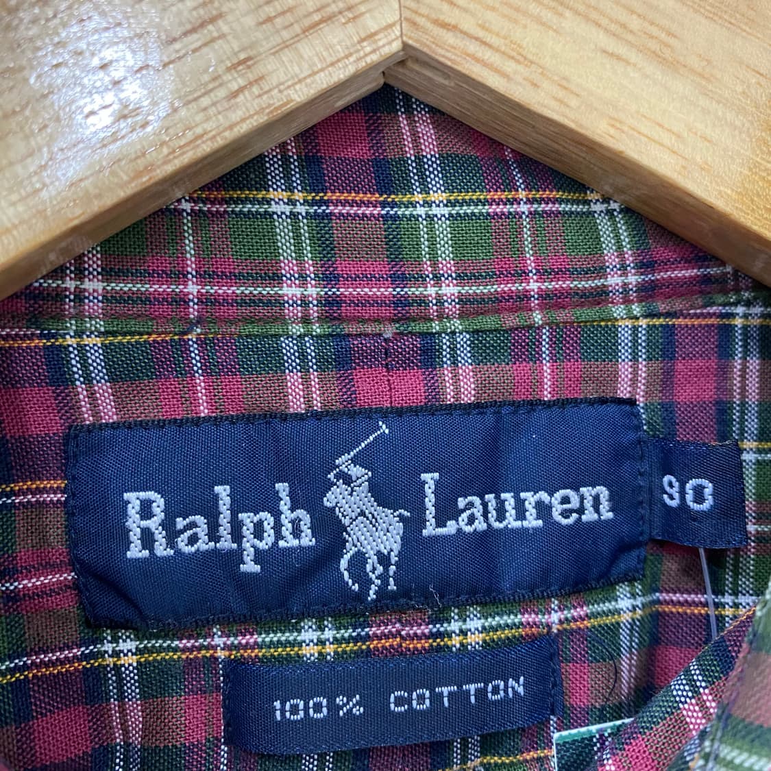 폴로 체크 긴팔셔츠(90) 상품이미지4