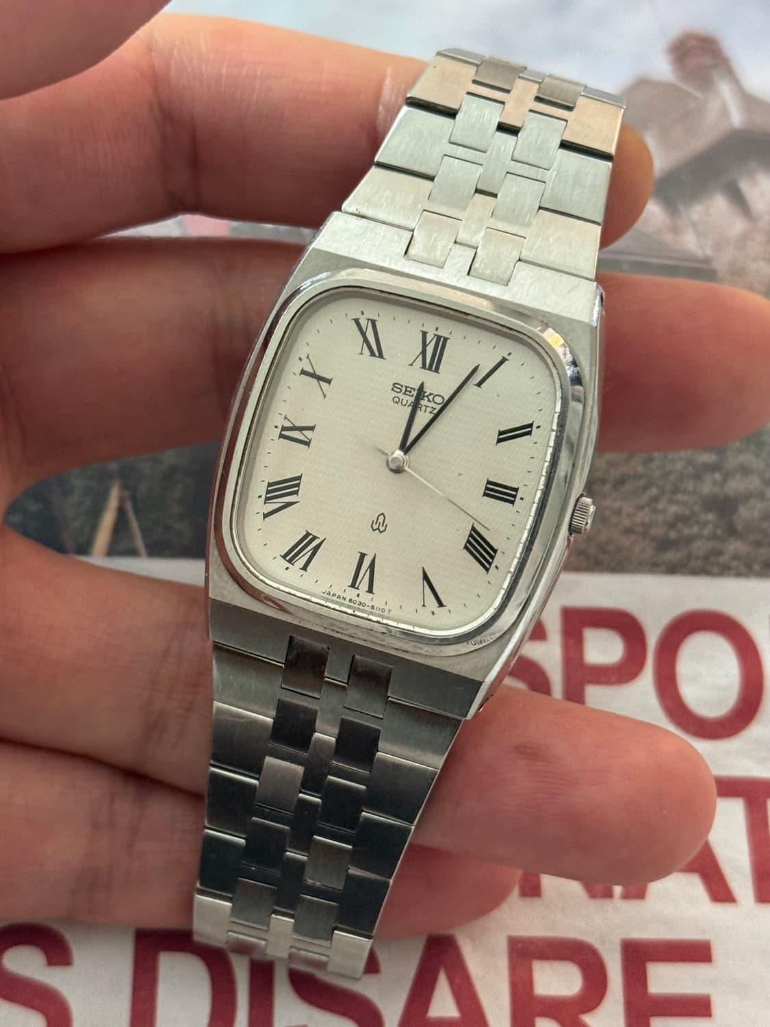 Seiko 세이코 Square Quartz TV 스크린 상품이미지3