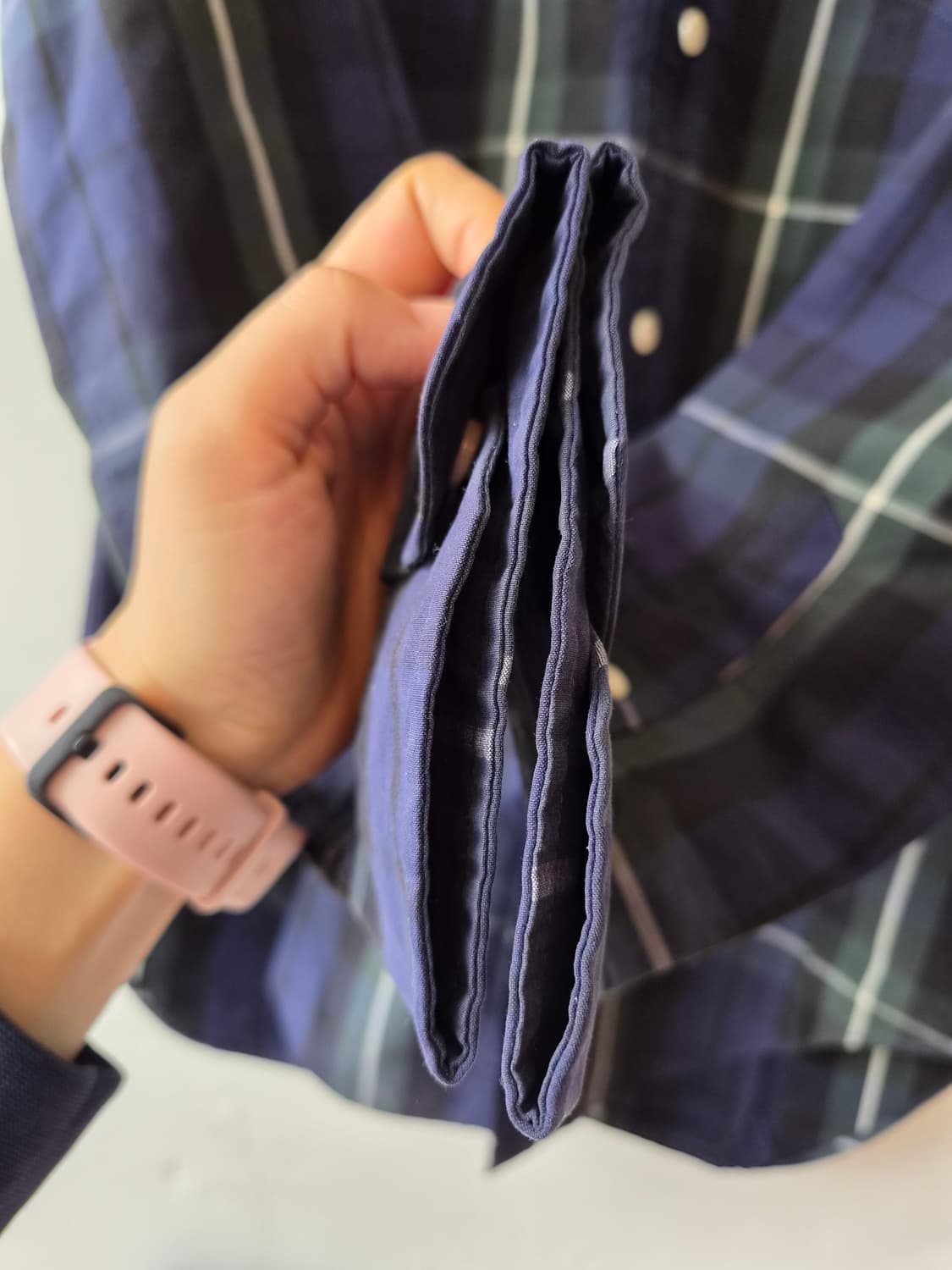 클럽모나코 남성 체크긴팔셔츠
 상품이미지4