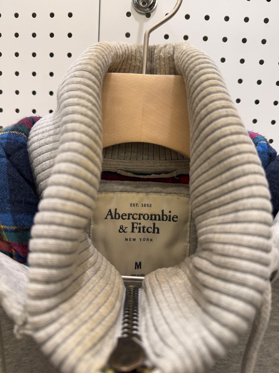 아베크롬비 헨리넥 후드 그레이 U1250 상품이미지5