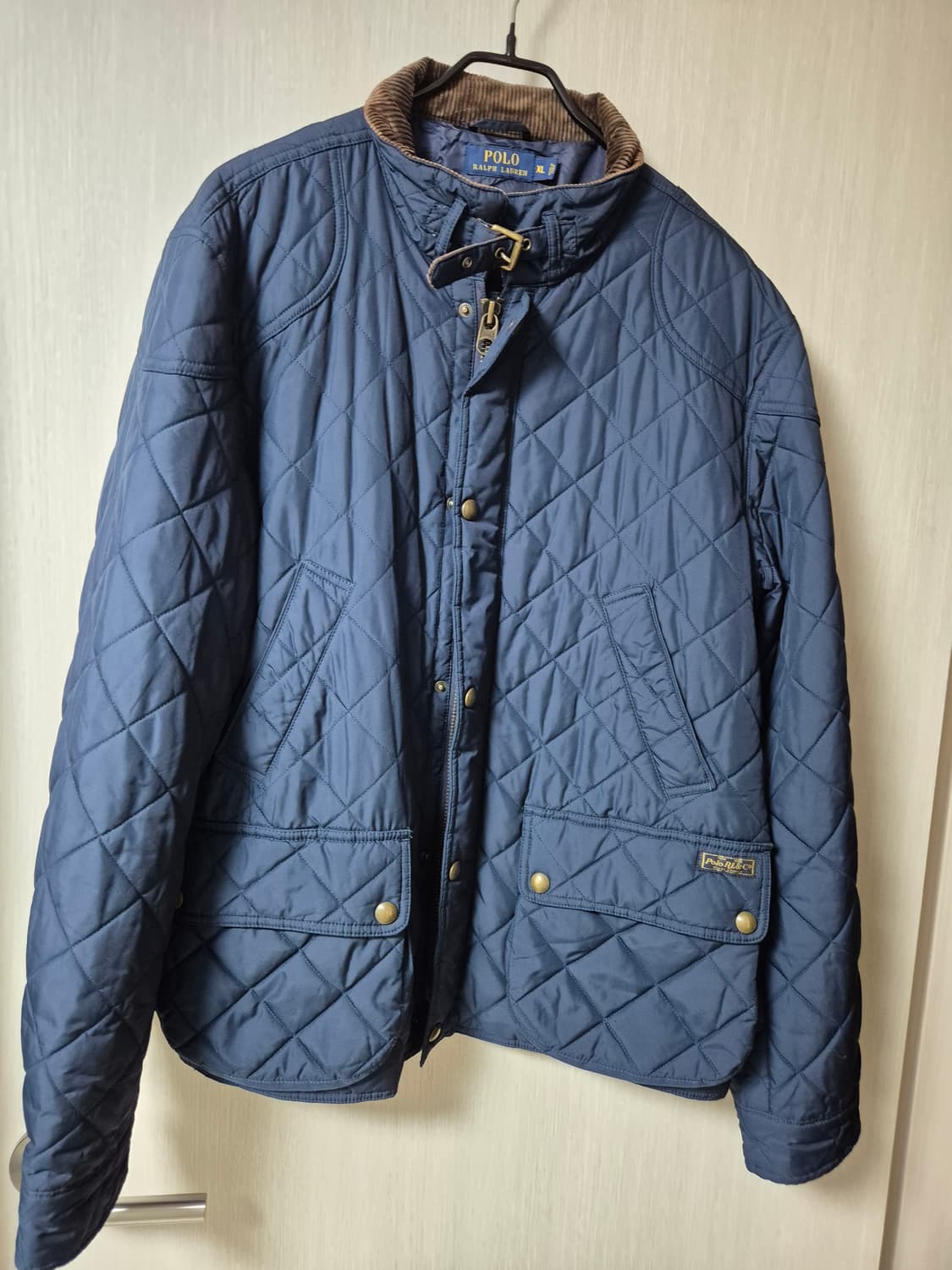 (정품) 폴로 코듀로이카라 퀼팅자켓 XL 누빔자켓 상품이미지2