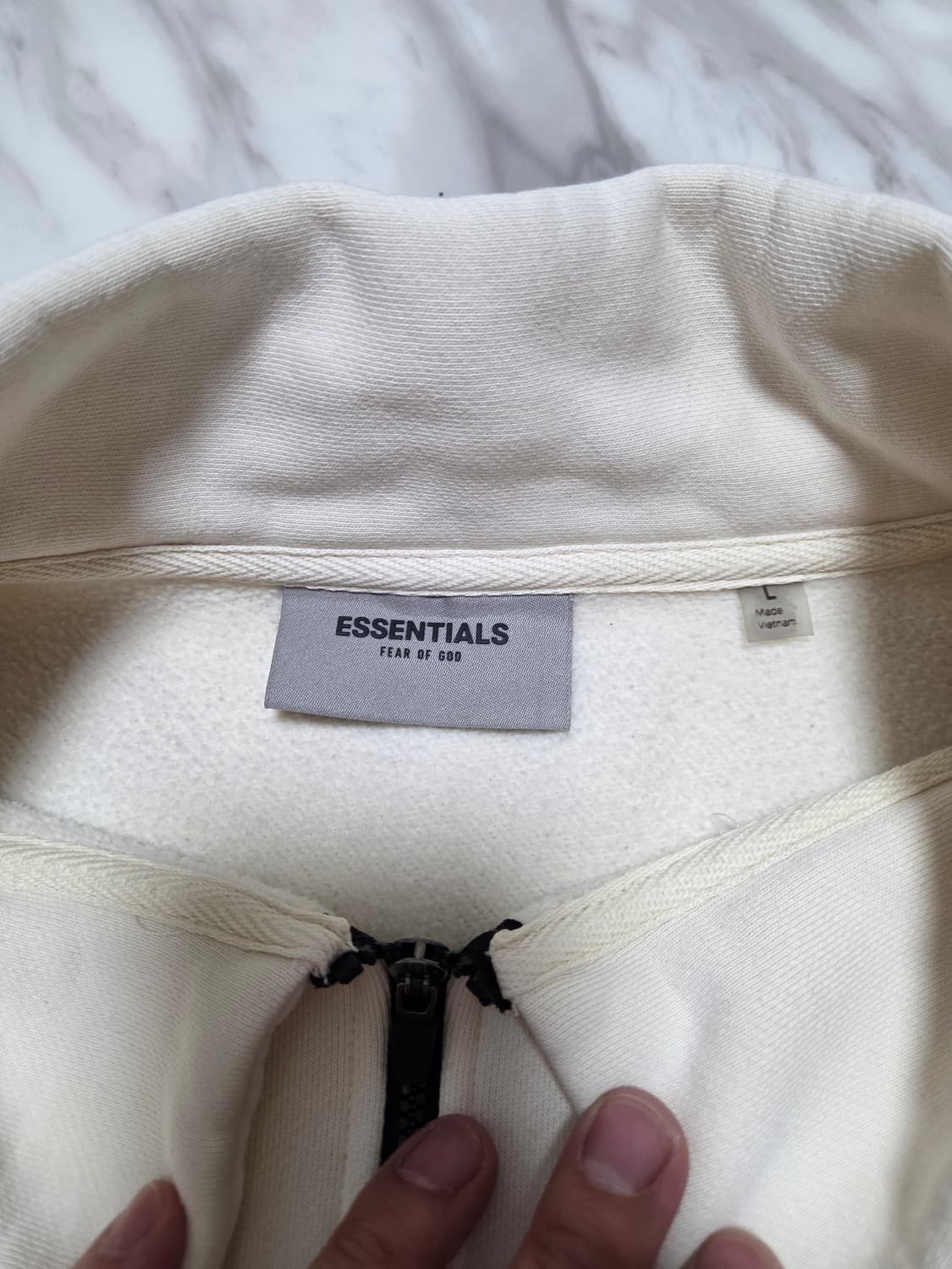 피오갓에센셜 모크넥 하프집업 스웻셔츠  상품이미지9