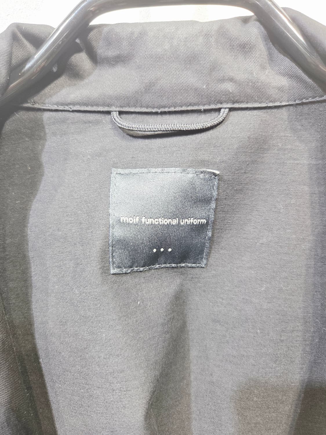 모이프 블랙 포켓 유니폼 코튼 자켓 상품이미지6
