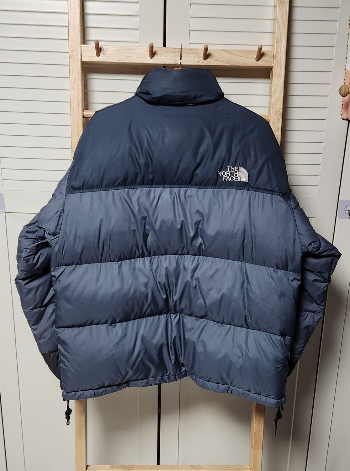 노스페이스 700 눕시 배색 패딩 자켓 상품이미지4