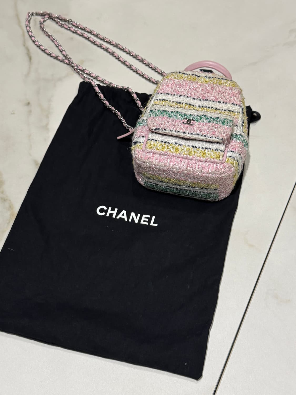 샤넬 트위드 미니 백팩 상품이미지2