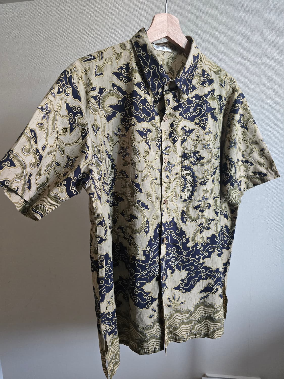 [Vintage] Pekalongan Batik 바틱 Half Shirt 상품이미지3