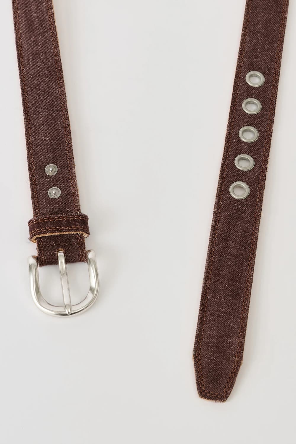 [80,90,100]아워레가시 26ss FRINGED 데님 벨트 상품이미지2