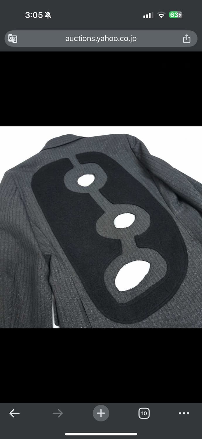 꼼데가르송 옴므플러스 숄칼라 코트 s 상품이미지6