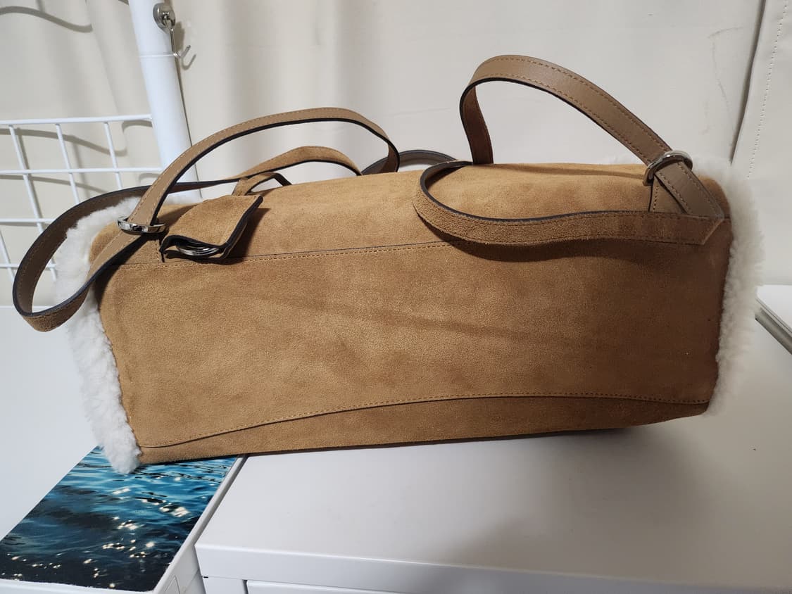 더바넷 woolly 시어링 플랩 백팩 상품이미지5