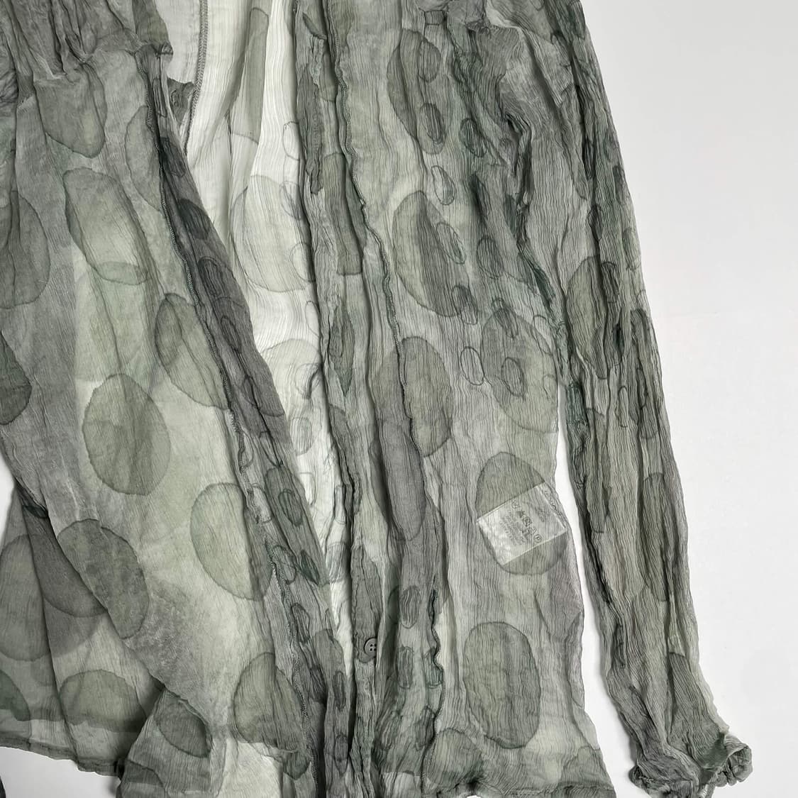 Transit 실크 서클 패턴 머플러 가디건 세트 상품이미지6