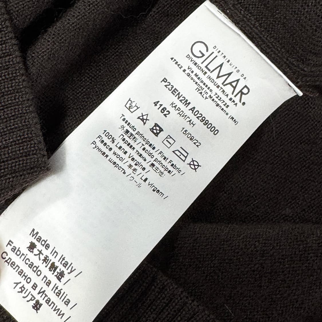 N21 22 크루넥 울 니트 가디건 상품이미지3