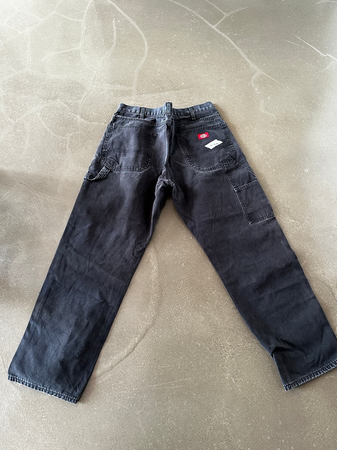 Dickies 디키즈 블랙 카펜터 워크팬츠 상품이미지1