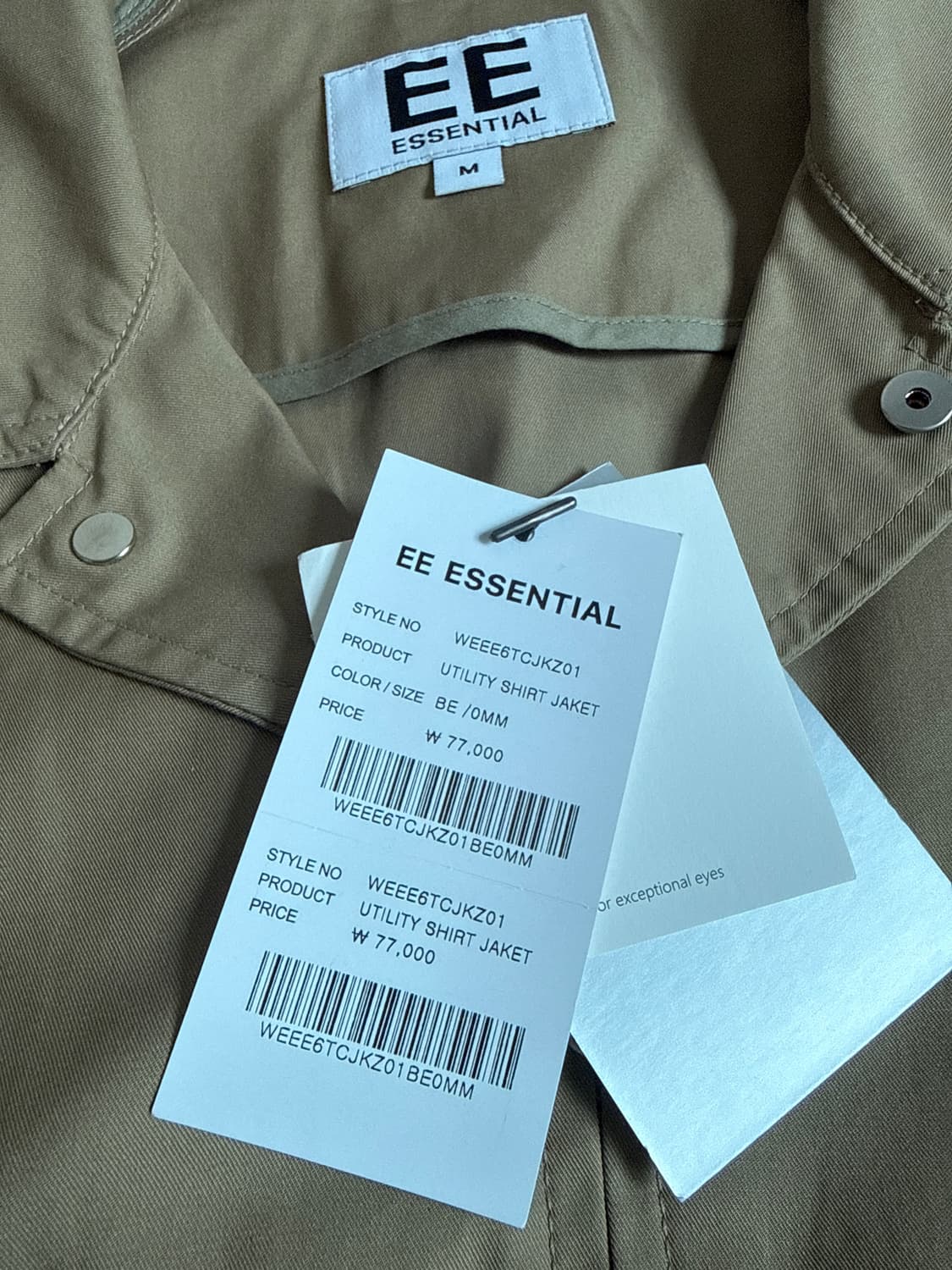 EE ESSENTIAL utility shirt jacket 상품이미지2