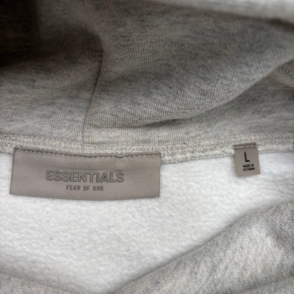 에센셜 더 코어 컬렉션 다크 오트밀 후드티 L 상품이미지7