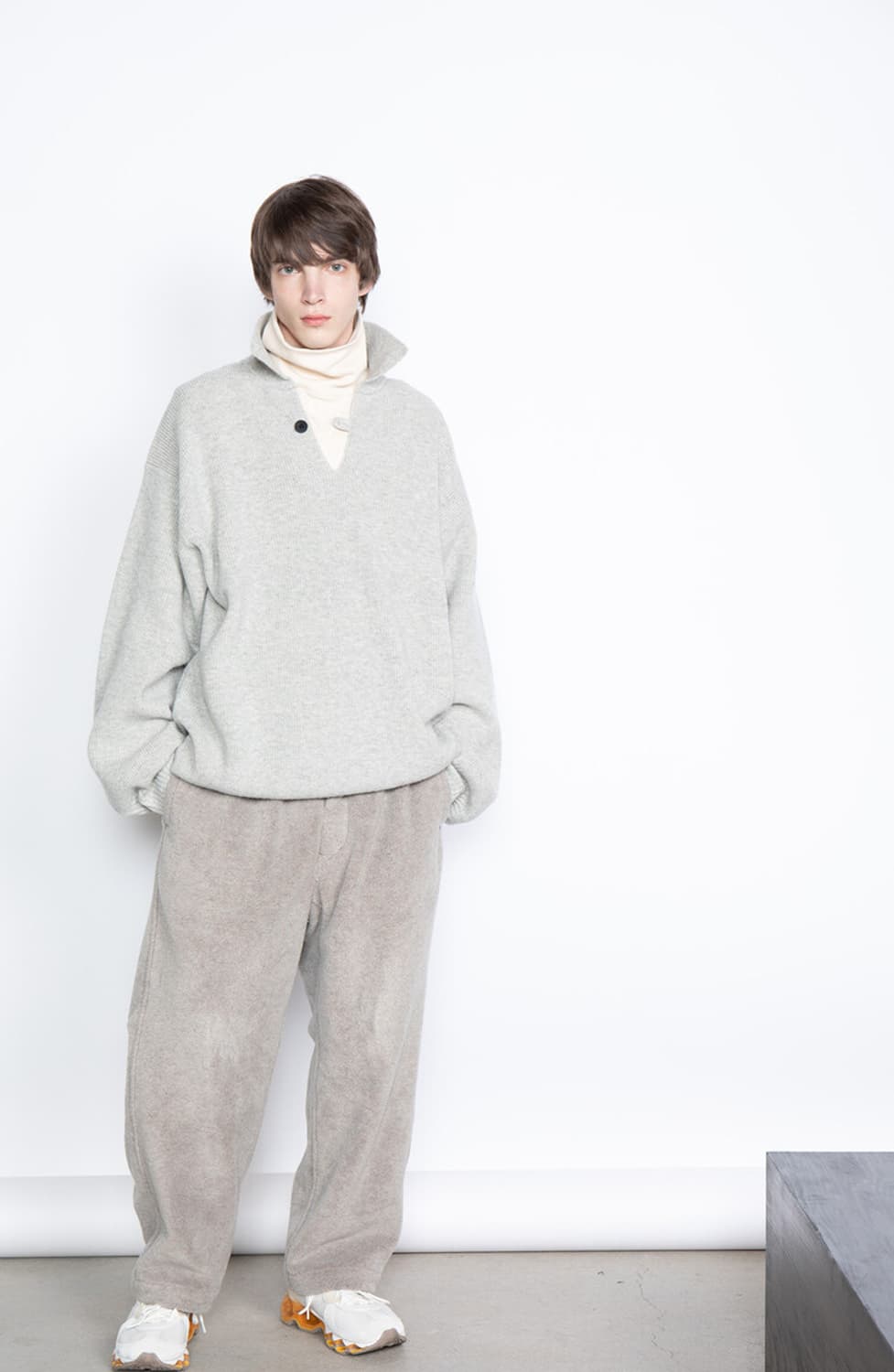 도큐먼트 그레이 스웨터 L 상품이미지2