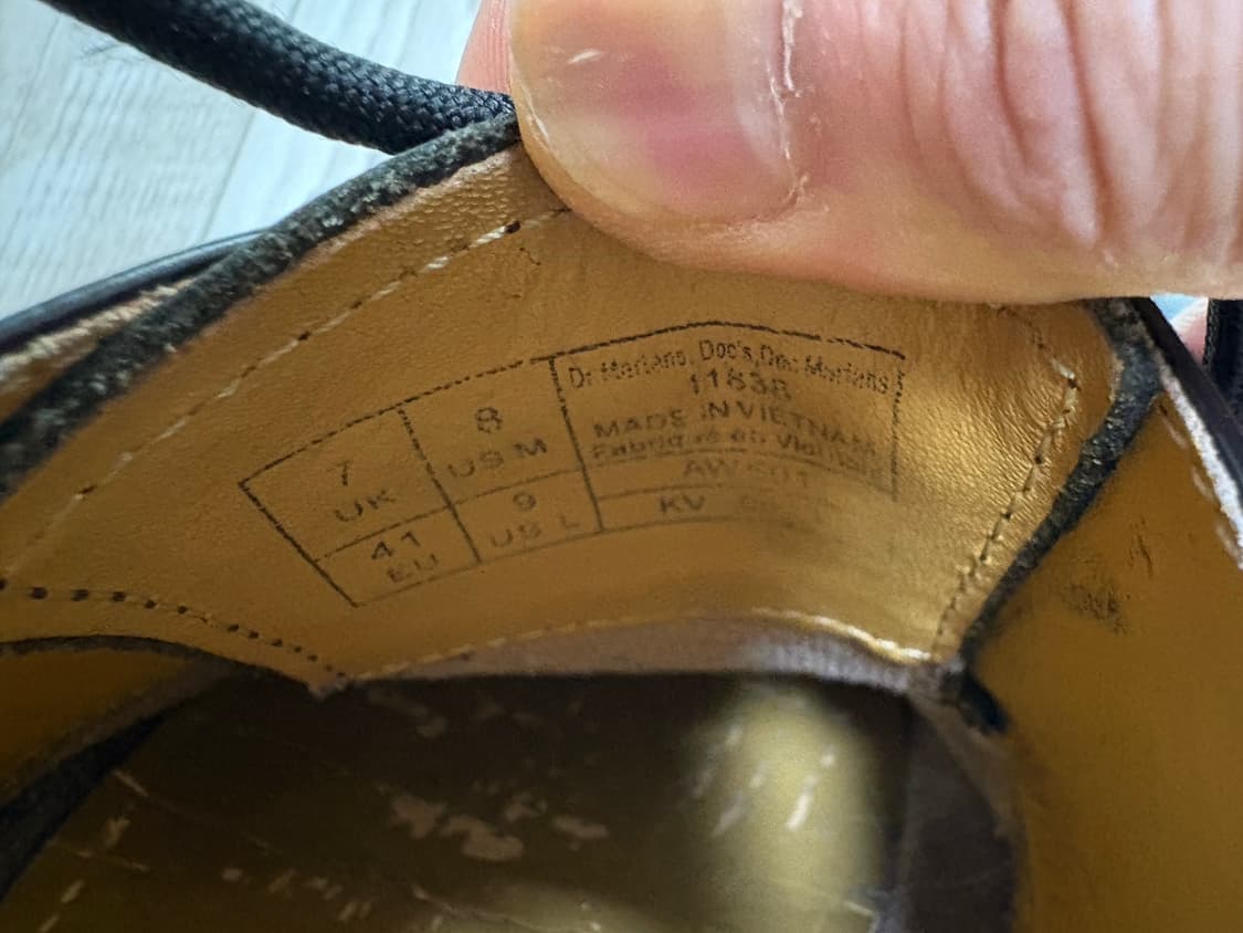 닥터마틴 1461 3홀 스무스 260 상품이미지7