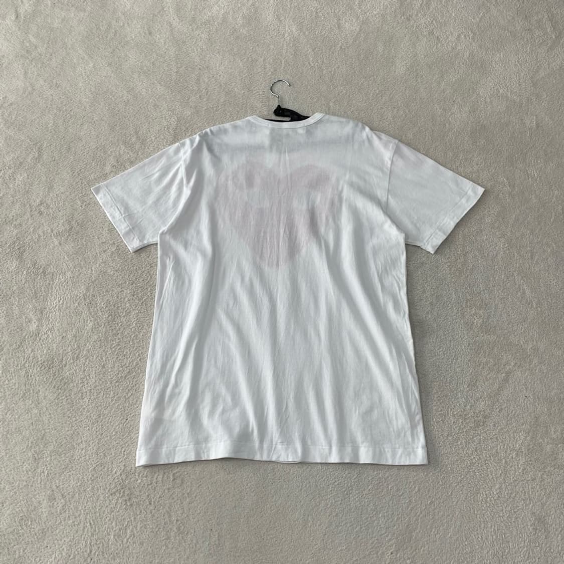 XXL 꼼데가르송 신형 더블하트 반팔티 상품이미지8