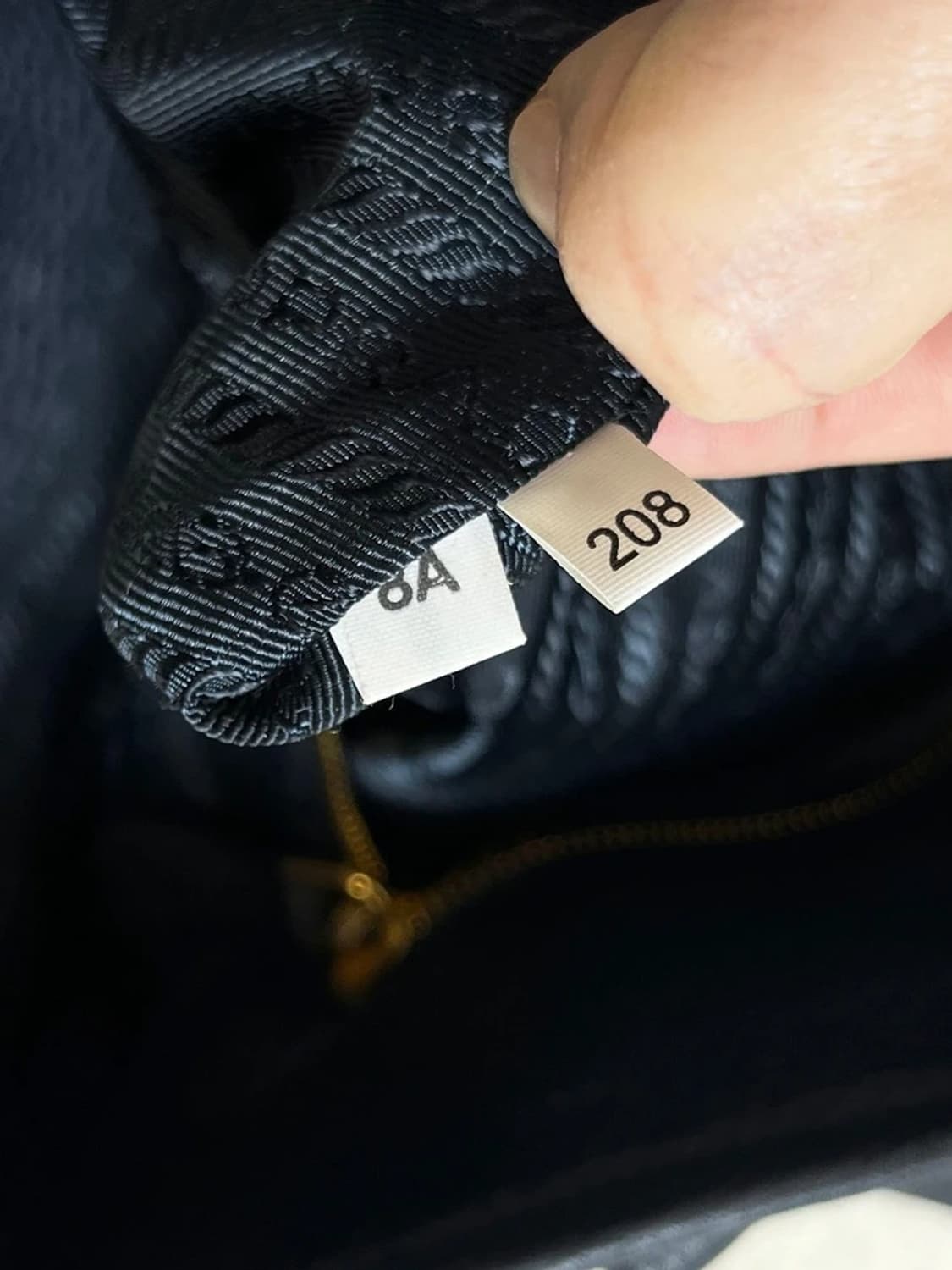 프라다 PRADA 테수토 가죽 트리밍 투웨이 토트백 A1660 상품이미지8