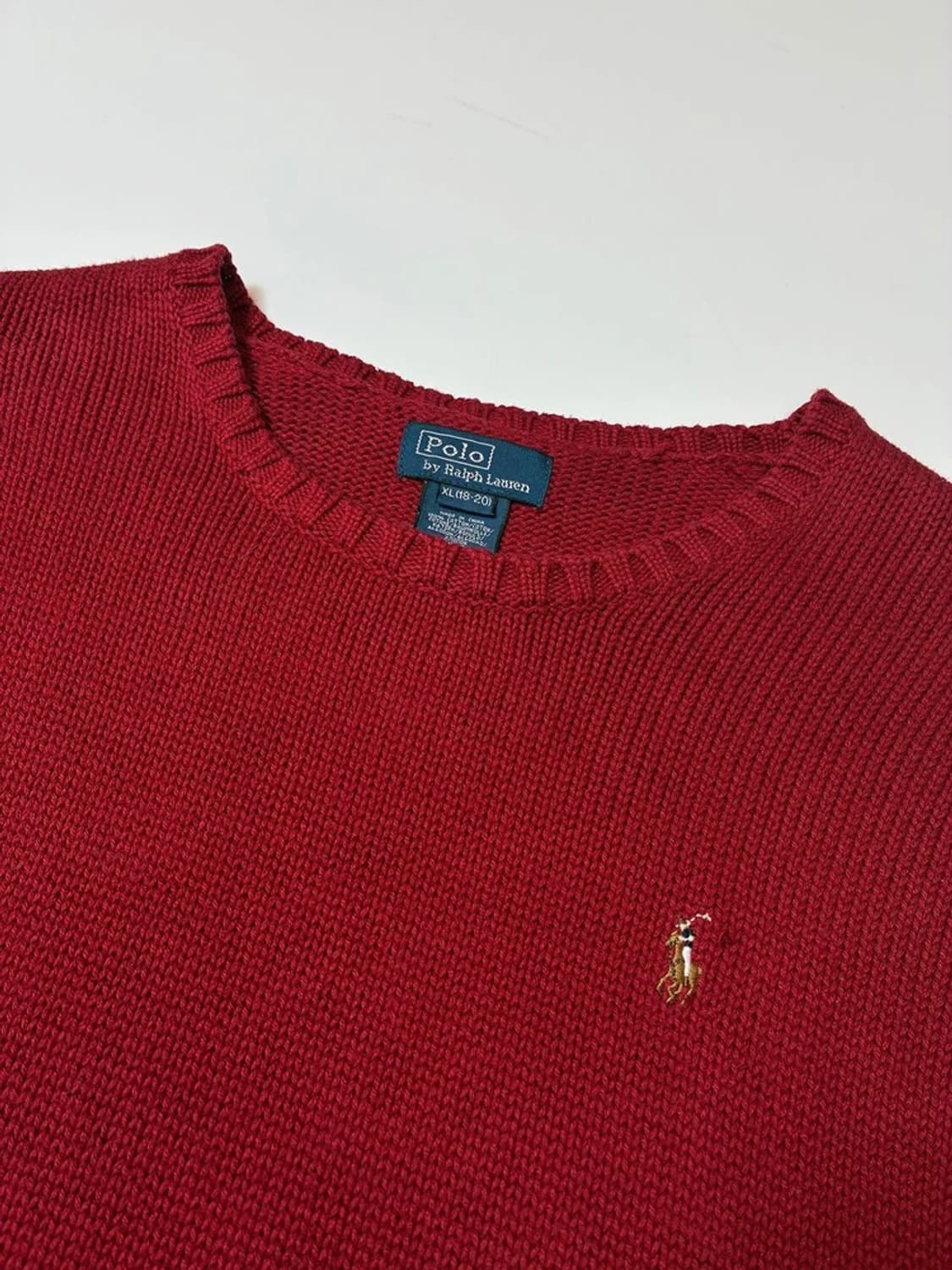 폴로 랄프로렌 00's 짜임 코튼 니트 PN8374 상품이미지3